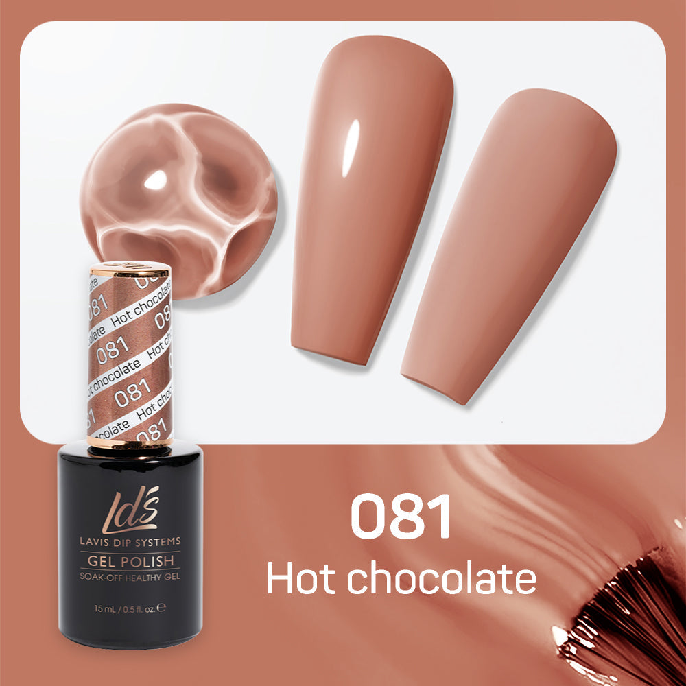 LDS 081 Hot Chocolate - LDS Gel Polish 0.5oz