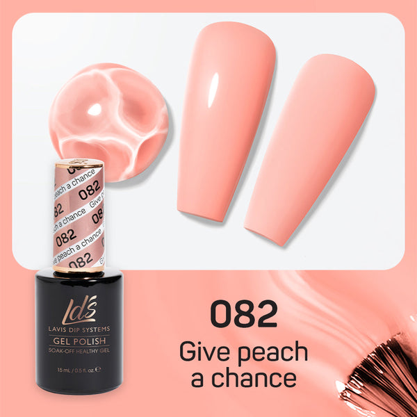 LDS 082 Give Peach A Chance - LDS Gel Polish 0.5oz