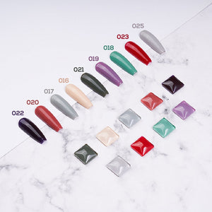 COOL VIBES - LDS Holiday Gel Nail Polish Collection: 016, 017, 018, 019, 020, 021, 022, 023, 025