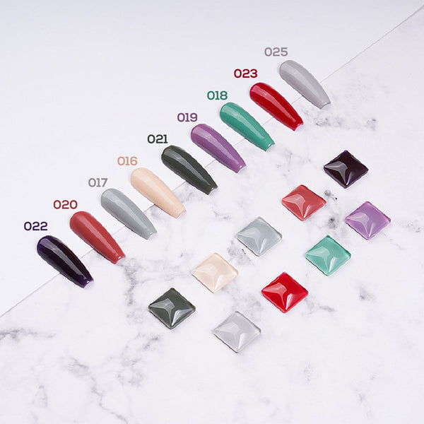 COOL VIBES - LDS Holiday Gel Nail Polish Collection: 016, 017, 018, 019, 020, 021, 022, 023, 025