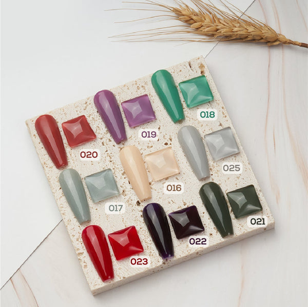 COOL VIBES - LDS Holiday Gel Nail Polish Collection: 016, 017, 018, 019, 020, 021, 022, 023, 025