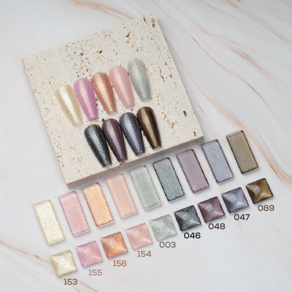 SOFT GLAM - LDS Holiday Gel Nail Polish Collection: 003, 046, 047, 048, 089, 153, 154, 155, 156