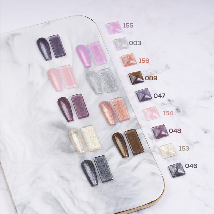 SOFT GLAM - LDS Holiday Gel Nail Polish Collection: 003, 046, 047, 048, 089, 153, 154, 155, 156