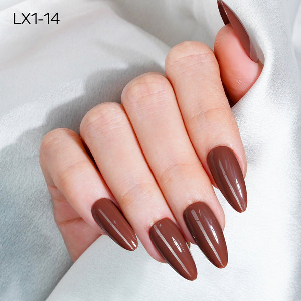 LAVIS LX1 - 014 - Gel Polish 0.5 oz - Coffee & Caramel Collection