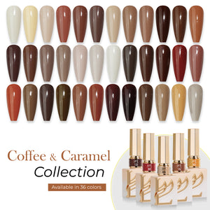 LAVIS LX1 - 033 - Gel Polish 0.5 oz - Coffee & Caramel Collection