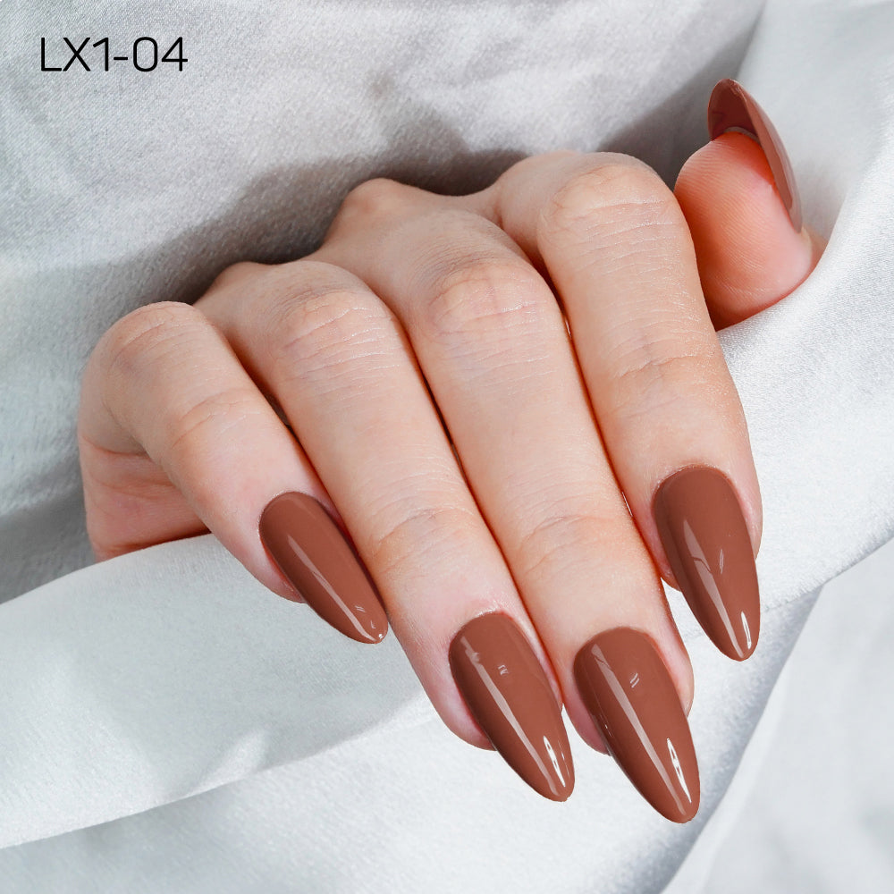 LAVIS LX1 - 004 - Gel Polish 0.5 oz - Coffee & Caramel Collection