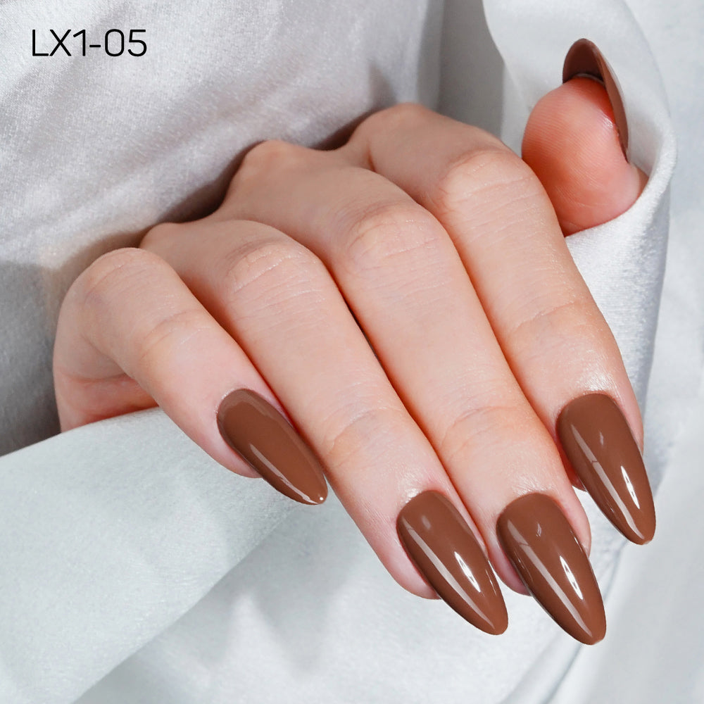 LAVIS LX1 - Set 36 Color - Gel Polish 0.5 oz - Coffee & Caramel Collection