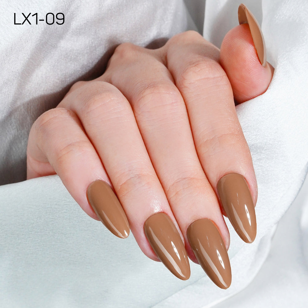 LAVIS LX1 - 009 - Gel Polish 0.5 oz - Coffee & Caramel Collection