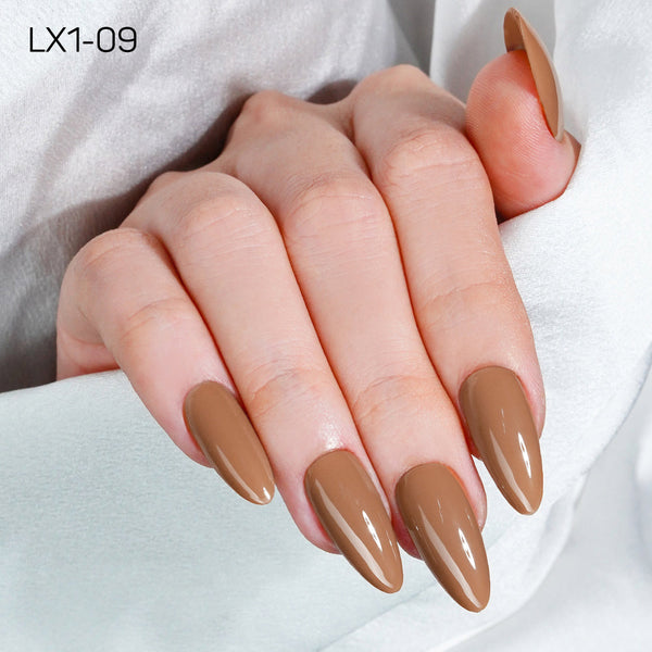 LAVIS LX1 - Set 36 Color - Gel Polish 0.5 oz - Coffee & Caramel Collection