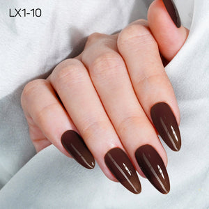 LAVIS LX1 - Set 36 Color - Gel Polish 0.5 oz - Coffee & Caramel Collection