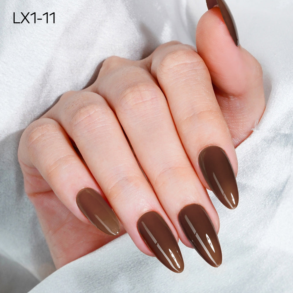 LAVIS LX1 - 011 - Gel Polish 0.5 oz - Coffee & Caramel Collection