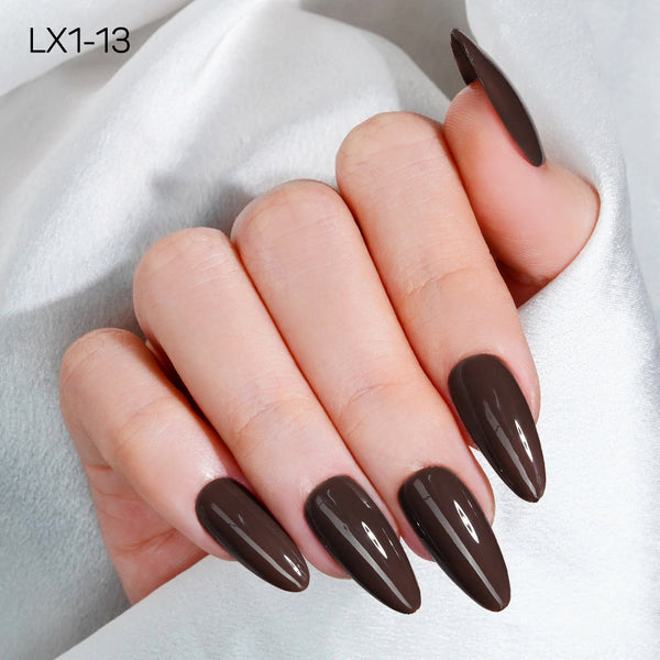 LAVIS LX1 - Set 36 Color - Gel Polish 0.5 oz - Coffee & Caramel Collection