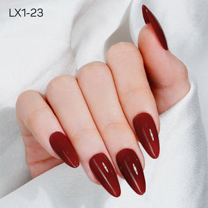 LAVIS LX1 - Set 36 Color - Gel Polish 0.5 oz - Coffee & Caramel Collection