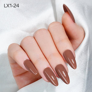 LAVIS LX1 - 024 - Gel Polish 0.5 oz - Coffee & Caramel Collection