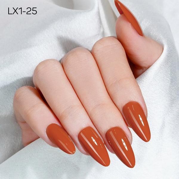 LAVIS LX1 - Set 36 Color - Gel Polish 0.5 oz - Coffee & Caramel Collection