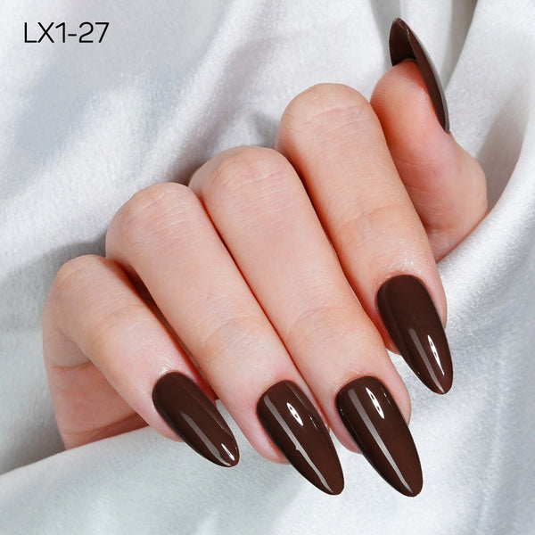 LAVIS LX1 - Set 36 Color - Gel Polish 0.5 oz - Coffee & Caramel Collection