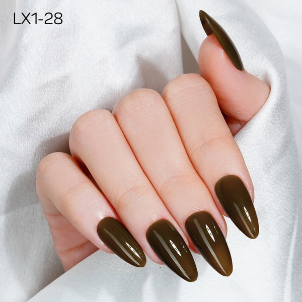 LAVIS LX1 - 028 - Gel Polish 0.5 oz - Coffee & Caramel Collection