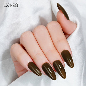 LAVIS LX1 - Set 36 Color - Gel Polish 0.5 oz - Coffee & Caramel Collection