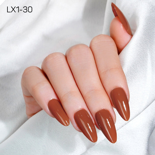 LAVIS LX1 - 030 - Gel Polish 0.5 oz - Coffee & Caramel Collection