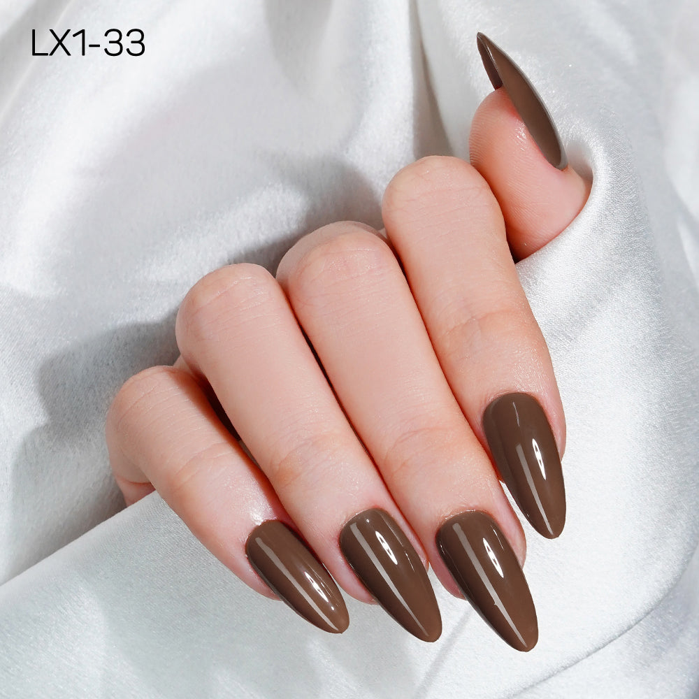 LAVIS LX1 - 033 - Gel Polish 0.5 oz - Coffee & Caramel Collection