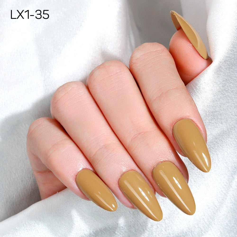 LAVIS LX1 - 035 - Gel Polish 0.5 oz - Coffee & Caramel Collection