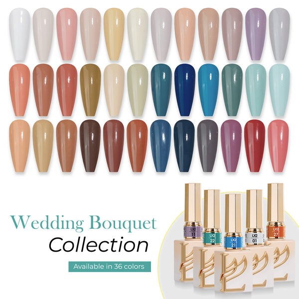 LAVIS LX2 - 028 - Gel Polish 0.5 oz - Wedding Bouquet Collection