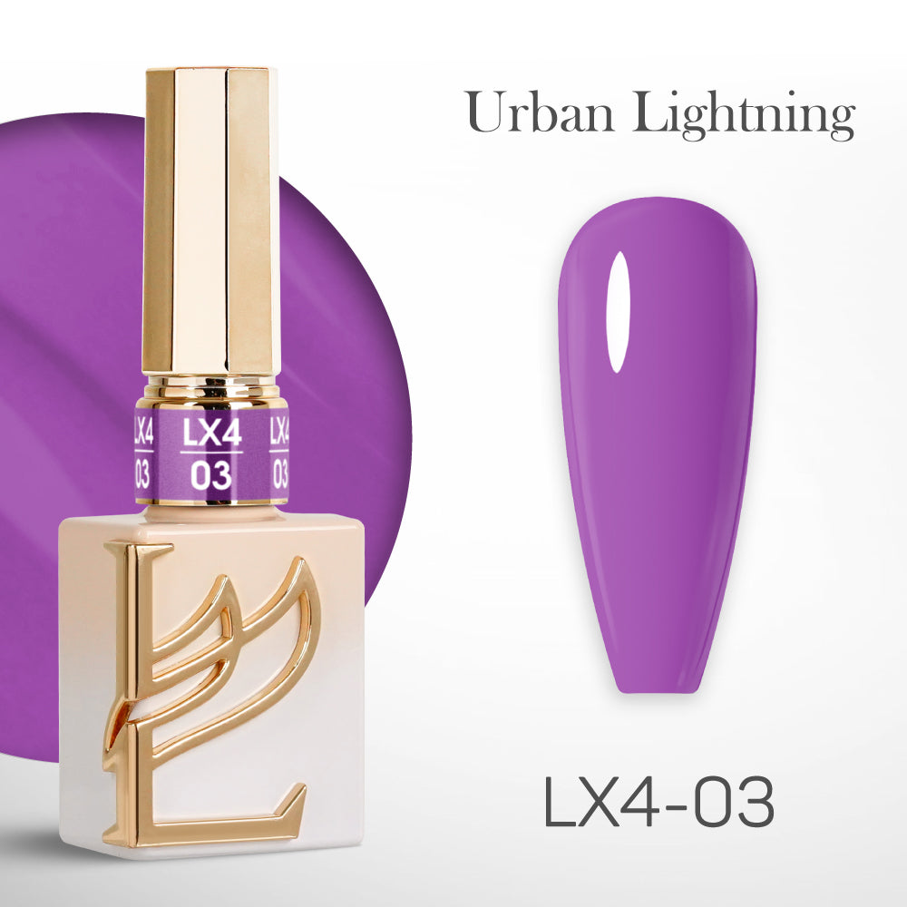 LAVIS LX4 - 03 - Gel Polish 0.5 oz - Urban Lightning Collection