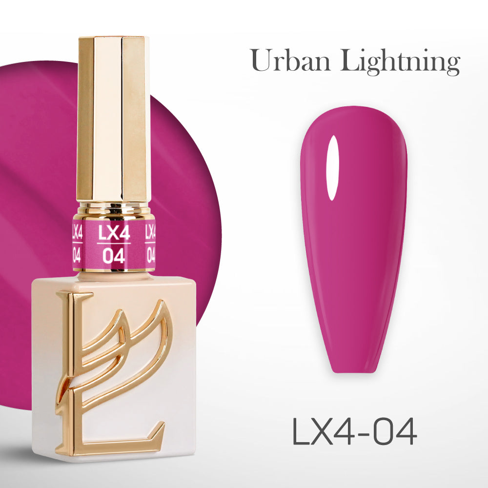 LAVIS LX4 - 04 - Gel Polish 0.5 oz - Urban Lightning Collection