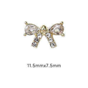 LX2 #435-440 2PCS Gold Flower Nail Charm