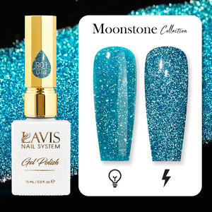 LAVIS Reflective R05 - 28 - Gel Polish 0.5 oz - Glow With The Flow Reflective Collection