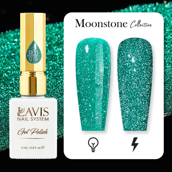 LAVIS Reflective R05 - 29 - Gel Polish 0.5 oz - Glow With The Flow Reflective Collection