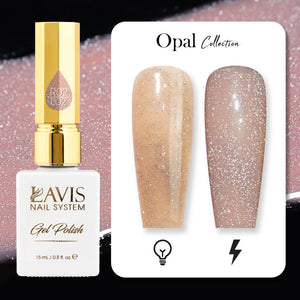 LAVIS Reflective R05 - 02 - Gel Polish 0.5 oz - Blossom Bass Reflective Collection