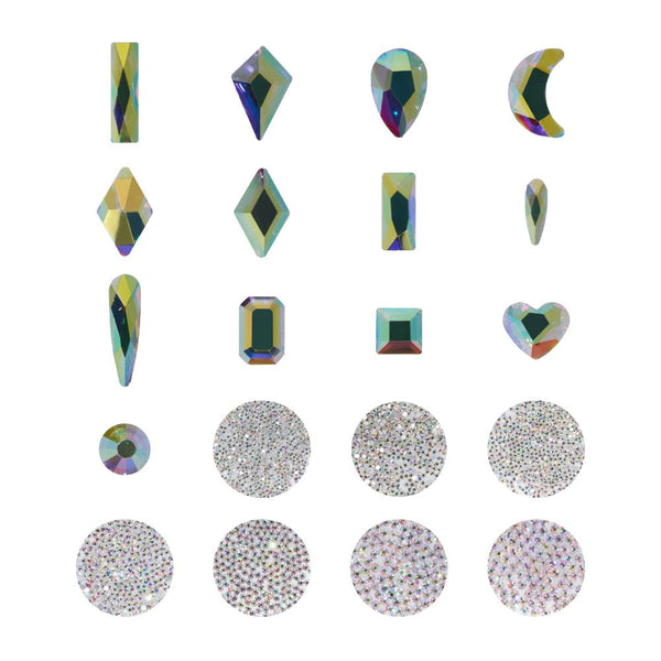  AB Color SET A Glass Rhinestones Kit #03 by Rhinestones sold by DTK Nail Supply