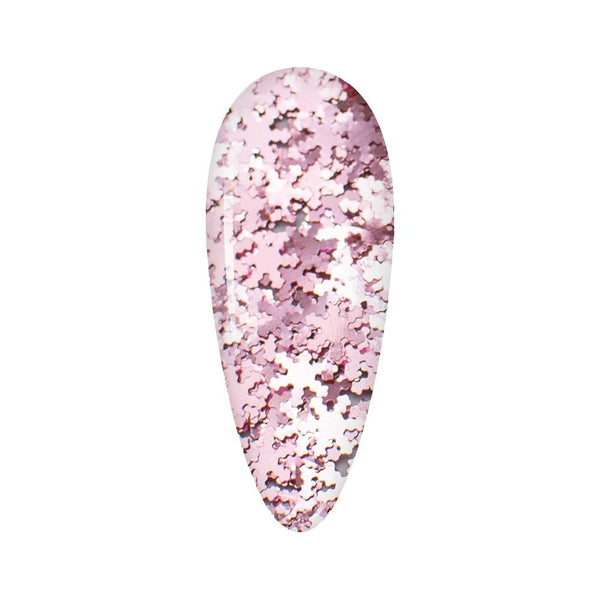 LDS Snowflake Glitter Nail Art - SF05 - Girl Talk - 0.5 oz