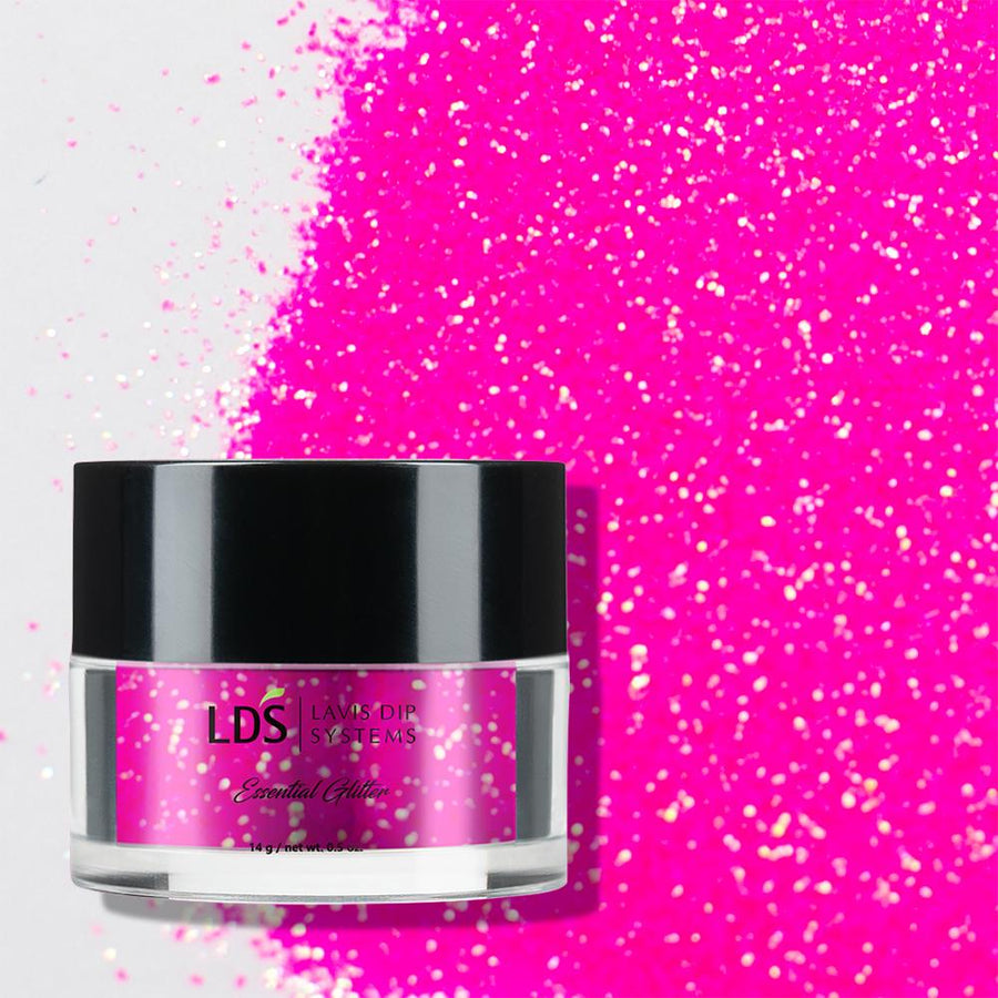 LDS Sprinkle Glitter Nail Art - SP08 - Pink Lady - 0.5 oz
