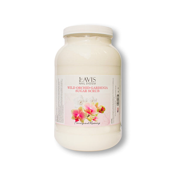 LAVIS - Wild Orchid Gardenia - Sugar Scrub for Pedicure - 1 gallon