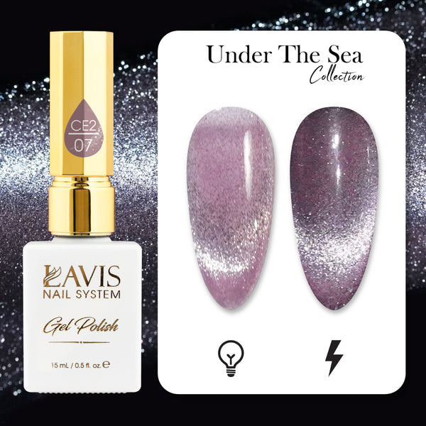 LAVIS Cat Eyes CE2 - 07 - Gel Polish 0.5 oz - Under The Sea