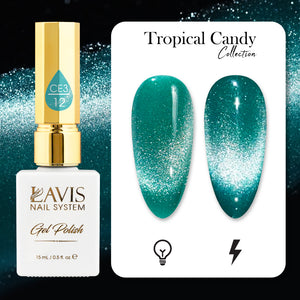 LAVIS Cat Eyes CE3 - 12 - Gel Polish 0.5 oz - Tropical Candy