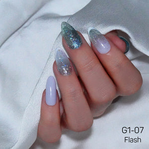 LAVIS Glitter G01 - 07 - Gel Polish 0.5 oz - Galaxy Collection