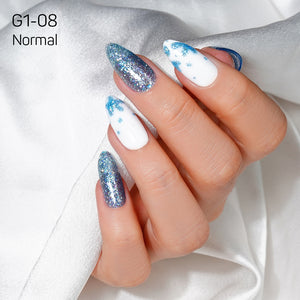 LAVIS Glitter G01 - 08 - Gel Polish 0.5 oz - Galaxy Collection