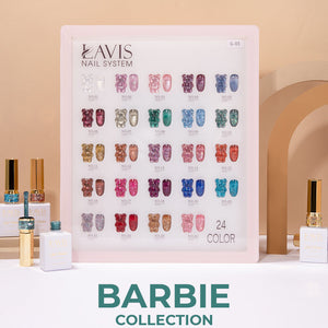 LAVIS Glitter G03 - Gel Polish 0.5 oz - Barbie Collection