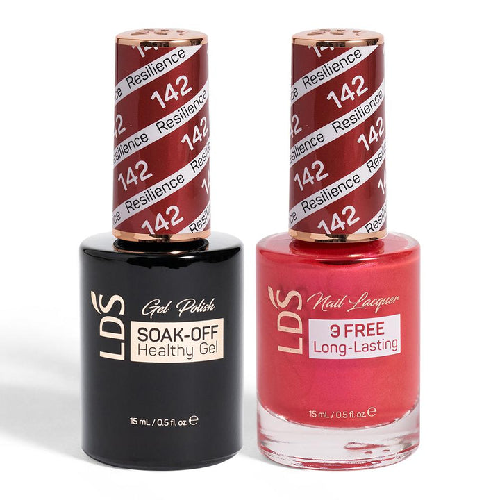 LDS Holiday Gift Bundle: 4 Gel & Lacquer, 1 Base Gel, 1 Top Gel - 089, 142, 146, 147