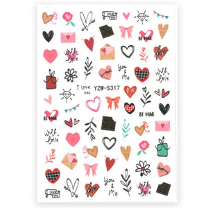 Nail Art Stickers - YZW-S317